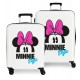 Juego de maletas Cabina y Mediana en ABS Minnie Style