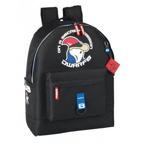 Mochila Grande 43 cm con Bolso Frontal Dwarf8