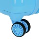 Maleta de Cabina Rígida en ABS de 4 Ruedas Minnie Stickers Azul