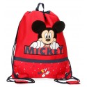 Saco de Cuerdas Mickey Happy en color Rojo
