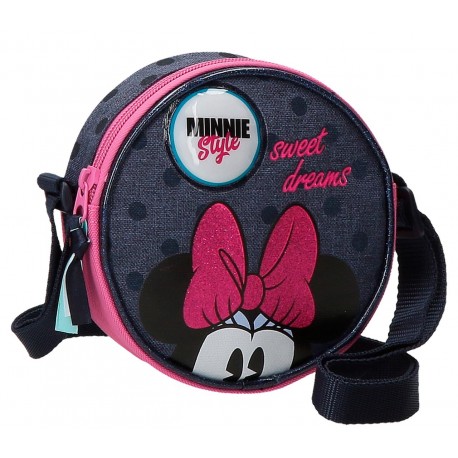 Bolso con Bandolera Redondo de 14 cm Sweet Dreams Minnie