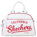 Bolsa de Viaje de 42 cm en Polipiel con Asa y Bandolera SKECHERS  STRIKE Blanco