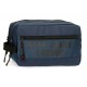 Neceser de Doble Compartimento Adaptable a Trolley Pepe Jeans Bromley en color Azul