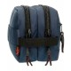 Neceser de Doble Compartimento Adaptable a Trolley Pepe Jeans Bromley en color Azul