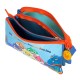 Estuche Infantil Triple Compartimento Baby Shark