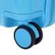 Maleta Infantil Rígida en ABS de 4 ruedas Minnie Rainbow Azul