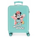  Maleta Cabina Thats Rígida en ABS de 4 Ruedas  Easy Minnie Mouse Turquesa
