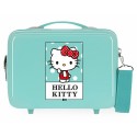  Neceser Adaptable a Trolley con Bandolera Hello Kitty Bow Of Hello Kitty Turquesa
