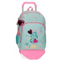  Mochila Grande de 45 cm Doble Compartimento con Ruedas Movom Flower Pot
