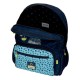 Mochila Infantil Grande 42 cm con Bolso Frontal y con Ruedas Enso My Space