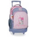 Mochila Compacta con Refuerzo Inferior y con 2 Ruedas Enso My Sweet Home