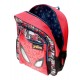 Mochila Mediana de 38cm con Carro Spiderman Comic en Rojo