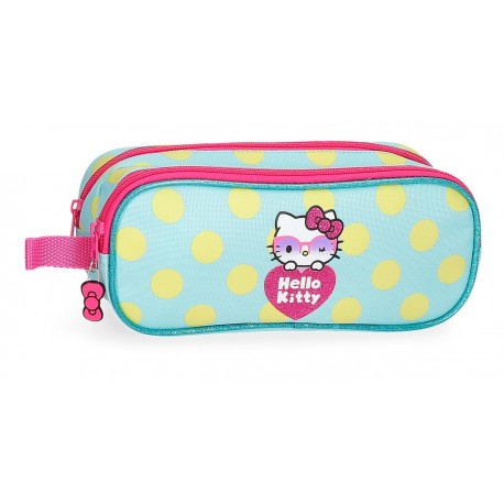  Portatodo Doble Compartimento Hello Kitty Pretty Glasses