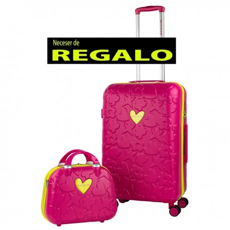 Maleta Mediana Agatha Ruiz de la Prada Iconic más Neceser de Regalo 